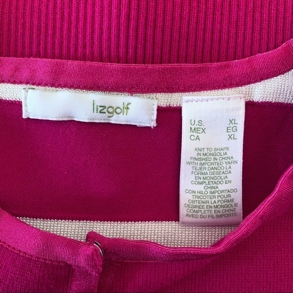 LIZGOLF Cardigan Sweater - Fuschia - Picture 7 of 8